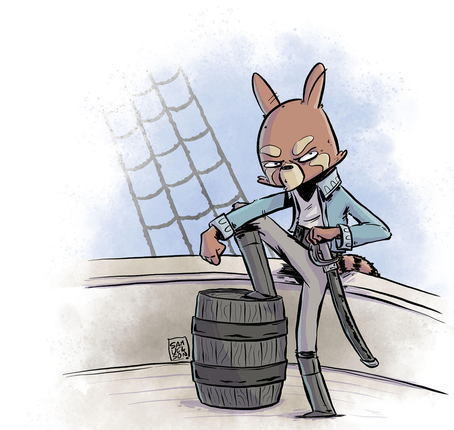 Cutlass Jim Near the Wind